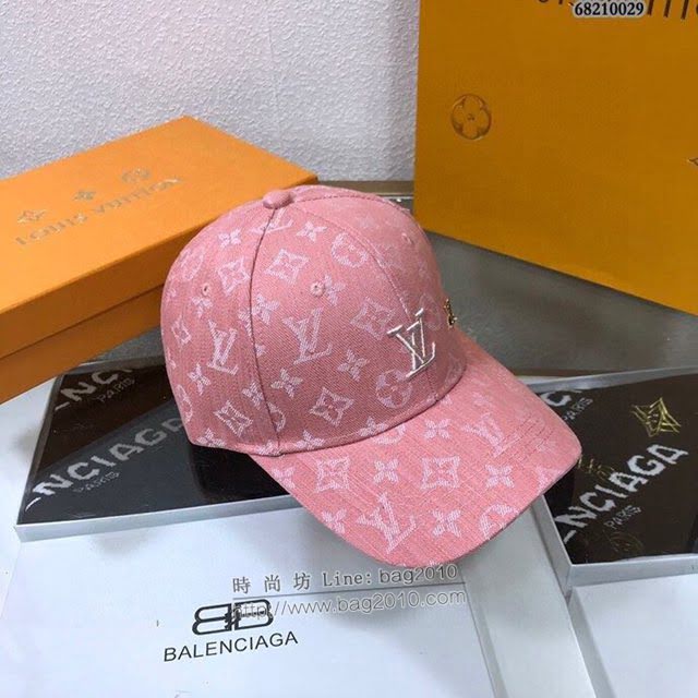 LV男女同款帽子 路易威登老花棒球帽  mm1021